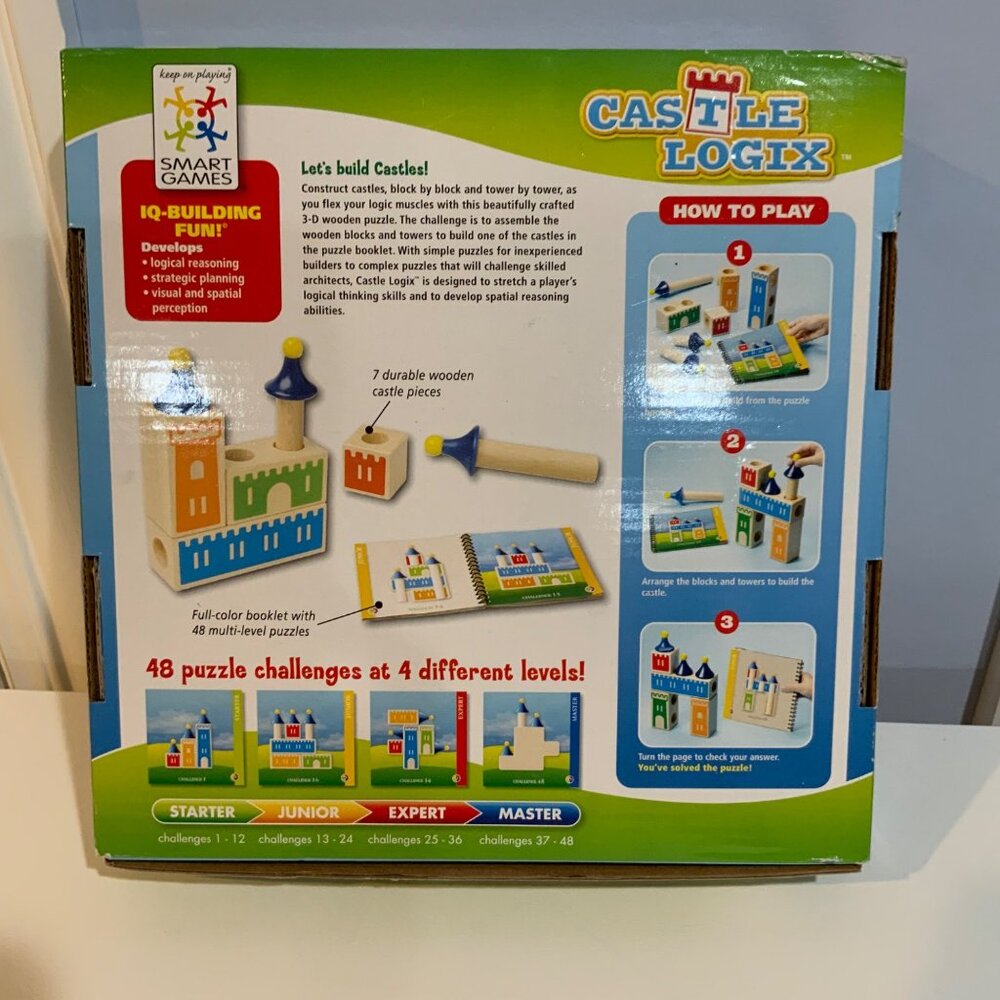 Castle Logix Educational Building Logic Game Multi Level Blocks - Picture 4 of 12